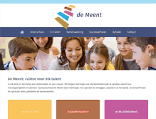 Tablet Screenshot of basisschool-demeent.nl